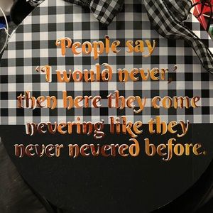 Halloween door hanger